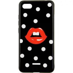 Чохол-накладка Toto Cartoon Print Glass Case Xiaomi Redmi 6A Red Lips