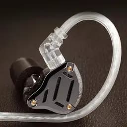 Гібридні навушники KZ ZS10 Pro 2 з мікрофоном чорні - мініатюра 2