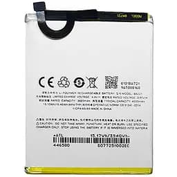 Акумулятор BA721, Meizu M6 Note, 4000mAh, оригінал PRC