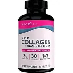 Колаген + вітамін С та біотин Neocell Super Collagen + Vitamin C & Biotin 90 таблеток