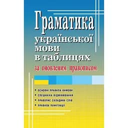 Граматика української мови в таблицях