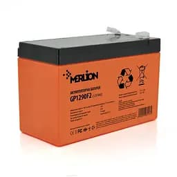 Аккумулятор MERLION AGM GP1290F2 PREMIUM 12 V 9 Ah (150 x 65 x 95 (100)) Orange Q10