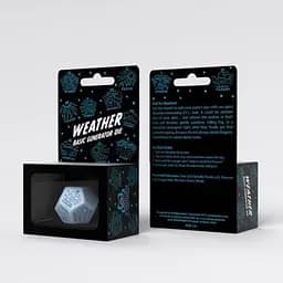 Кубик Q-Workshop  Weather Generator Die: Blue&Black (12VWTG02) - мініатюра 2