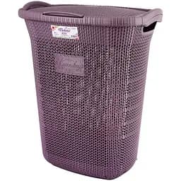 Кошик для білизни Violet House 0261 Віолетта Plum, 65 л, фіолетовий (0261 Віолетта PLUM с/к 65 л)
