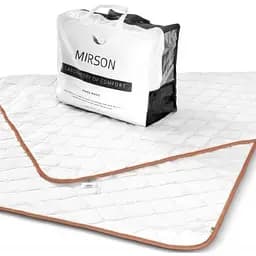 Ковдра вовняна MirSon Gold Silk №053 літня 200x220 см біла - мініатюра 2