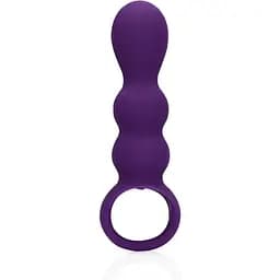 Анальный вибратор Loveline Clear 16.6 см (фиолетовый)