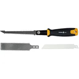 Ножівка універсальна Vorel зі змінними полотнами L= 310 мм 3 полотна l= 150 мм (28401)