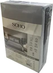 Комплект постільної білизни Soho сімейний Light gray/Dark gray 150х200 см (PATTERN 23-F) - мініатюра 2