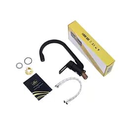 Змішувач для кухні Kroner KRM Zenda - SCH030 CV022960 Чорний матовий - мініатюра 6