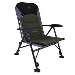 Розкладне крісло Bo-Camp Pike Black/Grey/Green (1204110), темно-зелене