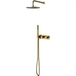 Душова система прихованого монтажу Omnires Contour gold SYSCT10GLB, Золотий