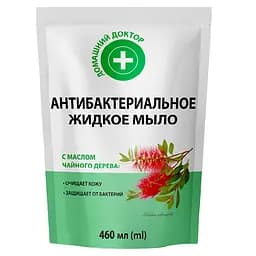 Жидкое мыло Домашний Доктор Антибактериальное, с маслом чайного дерева, 460 мл