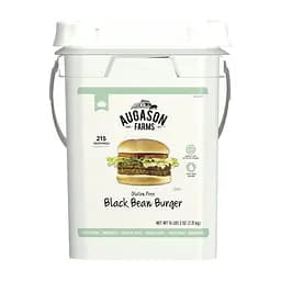 Фарш із чорної квасолі для котлет бургерів Augason farms, 215 порцій, 25 років термін зберігання (101076)
