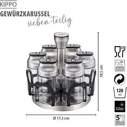 Набір ємностей для спецій Gefu Kippo 6 шт. (33733) - мініатюра 2