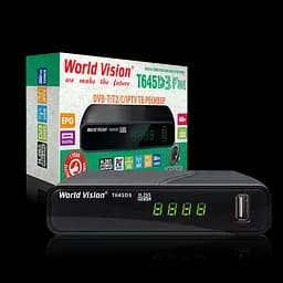 Эфирный Т2 ресивер цифровой тюнер World Vision T645D3 - мініатюра 1