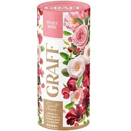 Чай трав’яний Graff з квітів гібіскуса, троянди та шипшини Солодка роза/Sweet Rose 80 г