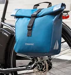 Велосипедна сумка на багажник з дощовиком 25L Bikemate 804019-1 Синя - мініатюра 1