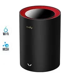 Маршрутизатор WiFi Mesh-система WiFi 6 2.5G Cudy M3000 Black (1-Pack) дводіапазонний AX3000 (73-00519)