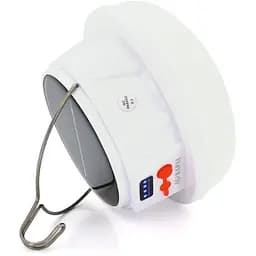 Кемпінгова лампа GOLD SILVER GS-3900+пульт, 5 режимів, корпус-пластик, ударостійкий, ip44, вбудований акум 2500mAh, СЗУ+Solar, White, BOX