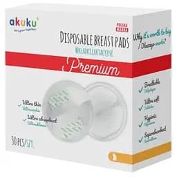 Прокладки для грудей Akuku одноразові (A0354)