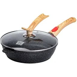 Сковорода універсальна MGC алюмінієва 26 см зі знімною ручкою, чорний MGC HP-4-464B