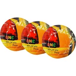 Презервативы One Color Sensation Will Get You There желтые 3 шт. (ROZ6400230339)