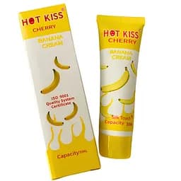 Лубрикант Hot Kiss Cherry Banana Cream на водной основе 30 мл (ROZ6501053535)
