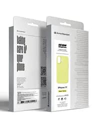 Силиконовый чехол с MagSafe для Apple iPhone 17, ICON2 MagCase, желтый, противоударный, панель с мягкой подкладкой, защита всего корпуса, поддержка беспроводной зарядки, совместим с защитными стеклами и пленками, ArmorStandart (ARM88990) - мініатюра 10