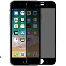 Захисне скло Privacy 5D (тех.пак) для Apple iPhone 7 / 8 / SE (2020) (4.7) Чорний