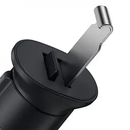 Автомобільний тримач холдер Baseus Metal Age 2 Gravity Car Mount Air Outlet Version SUJS000001 Black - мініатюра 6