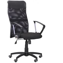 Кресло Ultra сиденье А-46/спинка Сеть черная, вставка Скаден черный