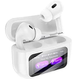 Бездротові TWS навушники Hoco EW72 Lite Soar with Touch Screen White - мініатюра 3