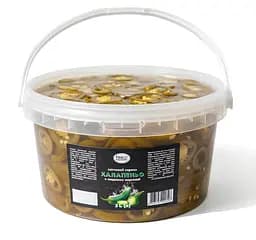 Перець Халапеньо копчений в медовому маринаді 3л.