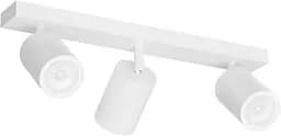 Стельовий прожектор Klighten 3 Spots GU10  Білий Регульований обертовий сучасний металевий стельовий світильник