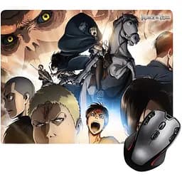 Ігрова поверхня Nextprint Армін на коні Атака титанів маленький - Attack on Titan 220 х 180 мм (14918)