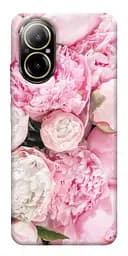 Чохол Demsky Pink peonies для Realme C67 4G