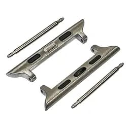 Переходник на универсальный ремешок для Apple Watch 38 мм/40 мм на шпильке серебристый