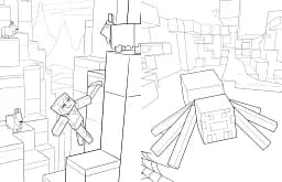 MINECRAFT. Офіційна розмальовка пригод - мініатюра 5