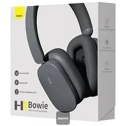 Бездротові повнорозмірні навушники Baseus Bowie H1i чорні - мініатюра 6