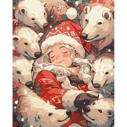 Картина по номерам Brushme Полярные объятия 40x50 см