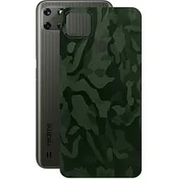 Захисна плівка StatusSKIN для Realme C25Y 2021 Корпус Вініл Камуфляж зелений