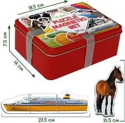 Набір магнітних пазлів "Baby puzzle" Magdum ML4031-62 EN - мініатюра 6