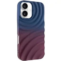 Чохол Epik TPU ColorWave для Apple iPhone 16, 6.1 Navy Blue/Plum