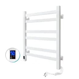 Електрична рушникосушка Navin Авангард 480x600 Sensor правобічна з таймером, біла 12-028053-4860, Білий матовий, Праве, Електронний