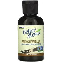 Підсолоджувач стевія Now Foods Better Stevia французька ваніль 59 мл