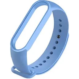 Ремінець Uwatch Replacement Silicone Band For Xiaomi Mi Band 5/6/7 Light Blue
