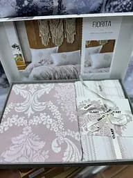 Постільна білизна Fiorita V1 Pembe Ранфорс Clasy pbe0052083 - мініатюра 2