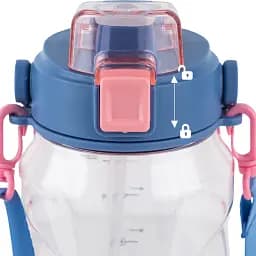 Пляшечка для води Kite 1.5 л рожева з блакитним (K24-1202-2) - мініатюра 5