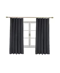 Комплект штор Прованс Black Milan, 170х136 см, чорний (23625) - мініатюра 2