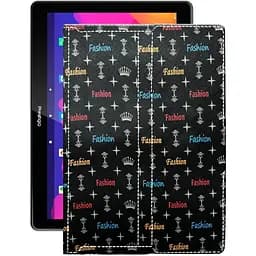 Чехол StatusCASE из экокожи для планшета Prestigio Muze 3231 4G Фэшн черный